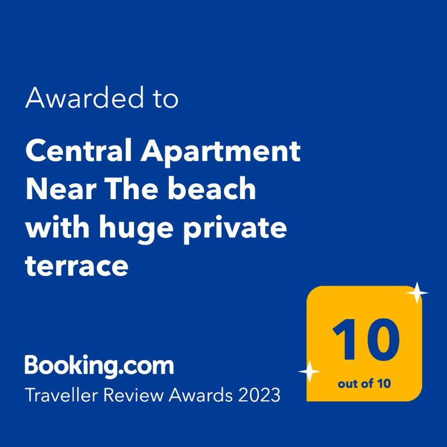 Central Apartment Near The Beach With Huge Private Terrace Loutraki  Exterior photo